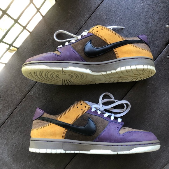 Vintage Nike SB Low Top Shoes Sneakers Rare Multi Color - Picture 3 of 10